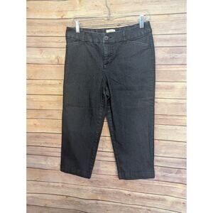 St. John's Bay Women's Capri Jeans - Mid-Rise Size 10